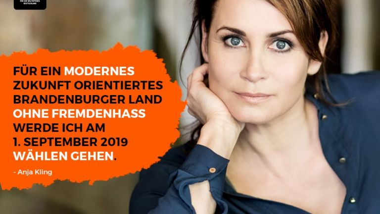 Anja Kling zeigt Gesicht vor der Landtagswahl