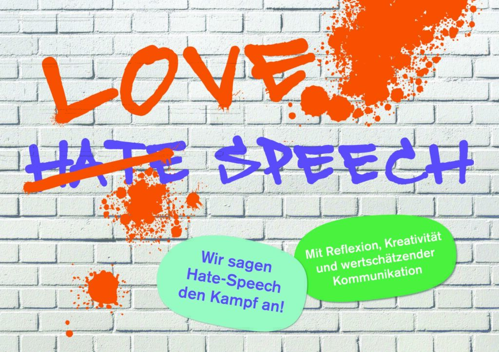 Modulkarte zum Thema "Love-Speech" statt "Hate-Speech"
