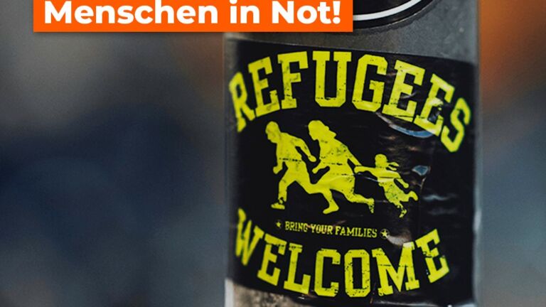 Populistische Debatten stärken die Rechten - wir müssen die Menschenwürde von Geflüchteten verteidigen! Derzeit sind weltwweit 110 Millionen Menschen gewaltsam vertrieben. So viele waren es noch nie.