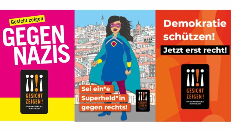 Plakate von Gesicht Zeigen! zum Ausdrucken